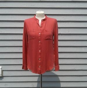 Super Soft Red Button Down Shirt